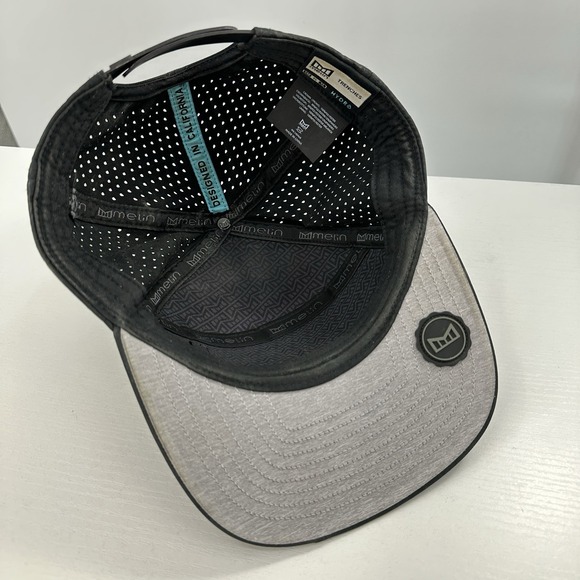 Melin Trenches Hydro Snapback Mesh Back Hat Camo Black Gray Adjustable Size S-XL - Picture 8 of 8